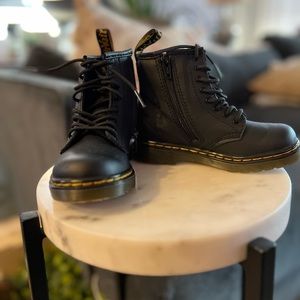 Dr. Martens Toddler 1460 Softy T Leather Lace Up Boots